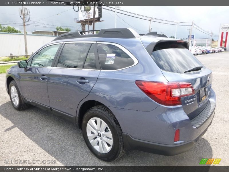 Twilight Blue Metallic / Slate Black 2017 Subaru Outback 2.5i Premium