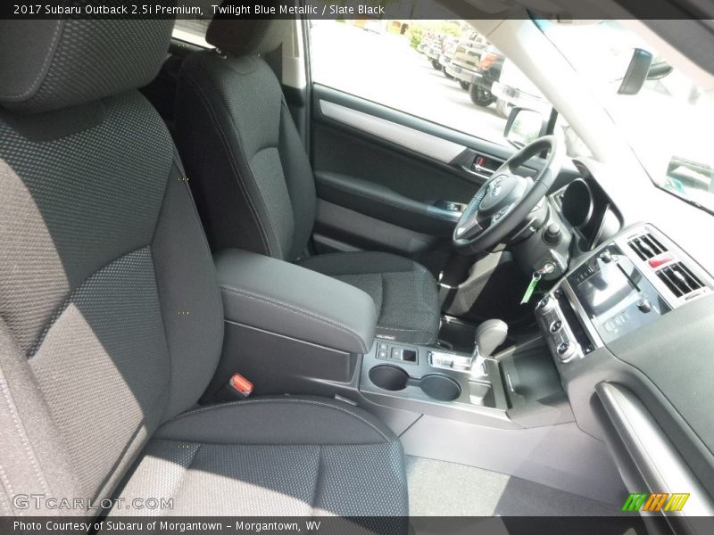 Twilight Blue Metallic / Slate Black 2017 Subaru Outback 2.5i Premium