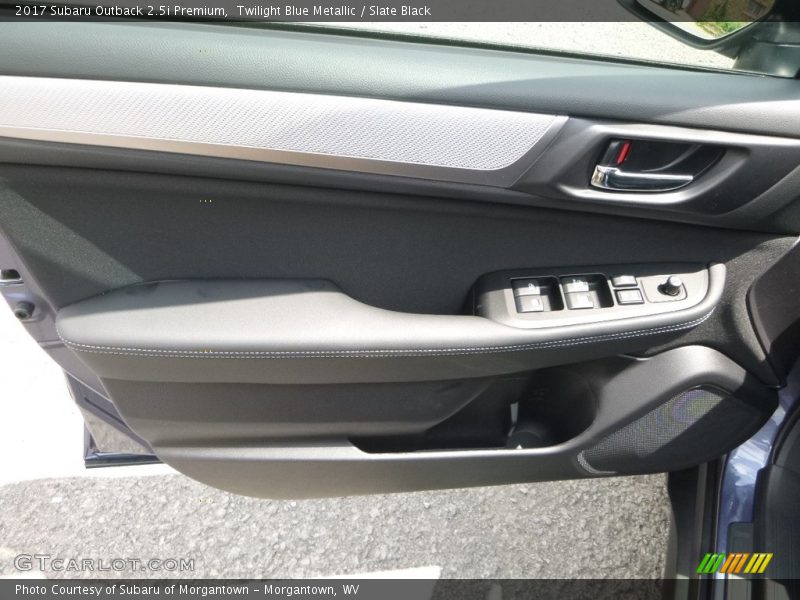 Twilight Blue Metallic / Slate Black 2017 Subaru Outback 2.5i Premium
