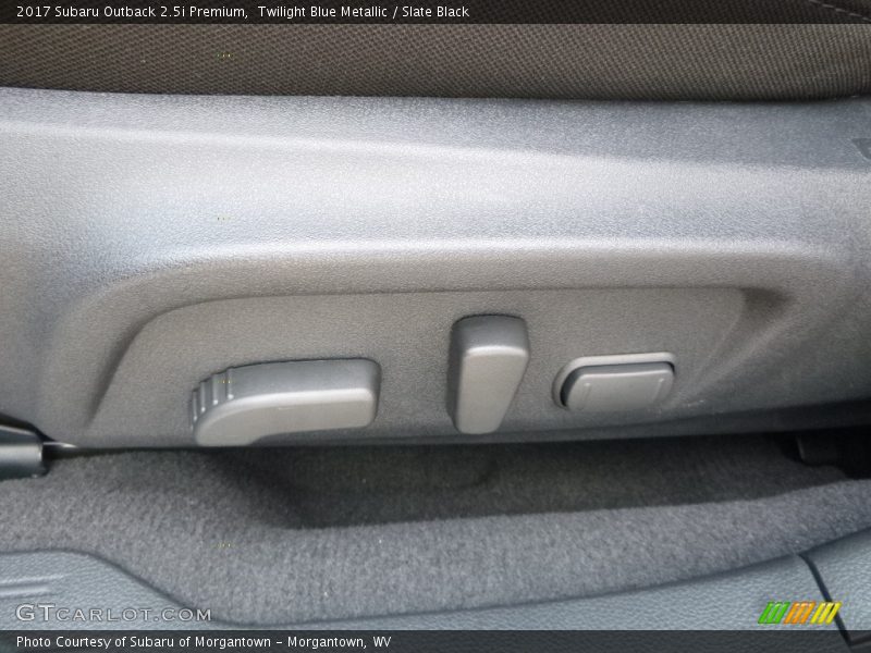 Twilight Blue Metallic / Slate Black 2017 Subaru Outback 2.5i Premium