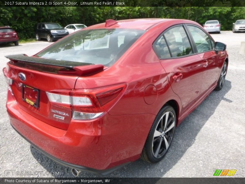 Lithium Red Pearl / Black 2017 Subaru Impreza 2.0i Sport 4-Door