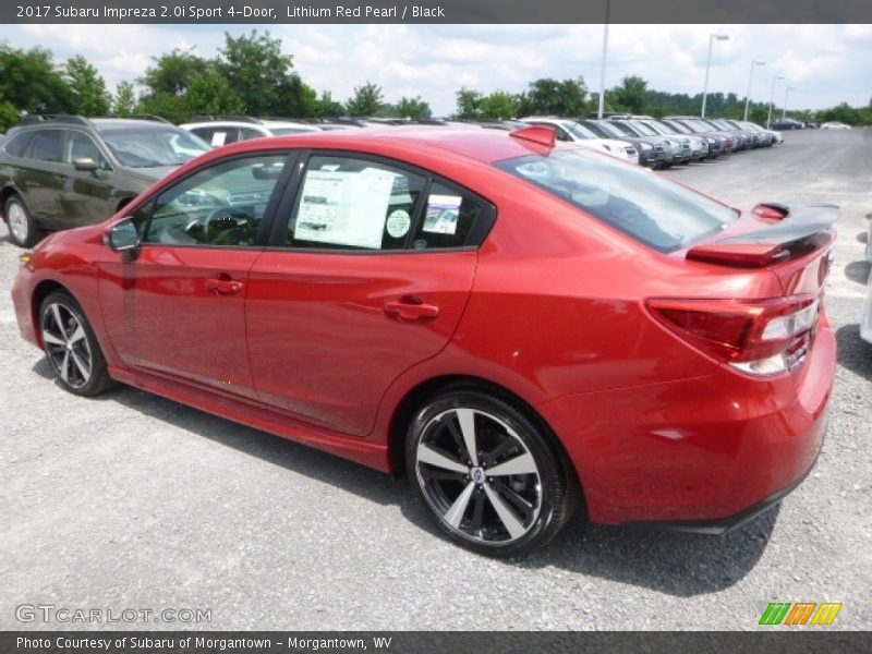 Lithium Red Pearl / Black 2017 Subaru Impreza 2.0i Sport 4-Door