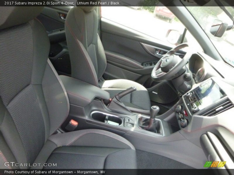 Lithium Red Pearl / Black 2017 Subaru Impreza 2.0i Sport 4-Door