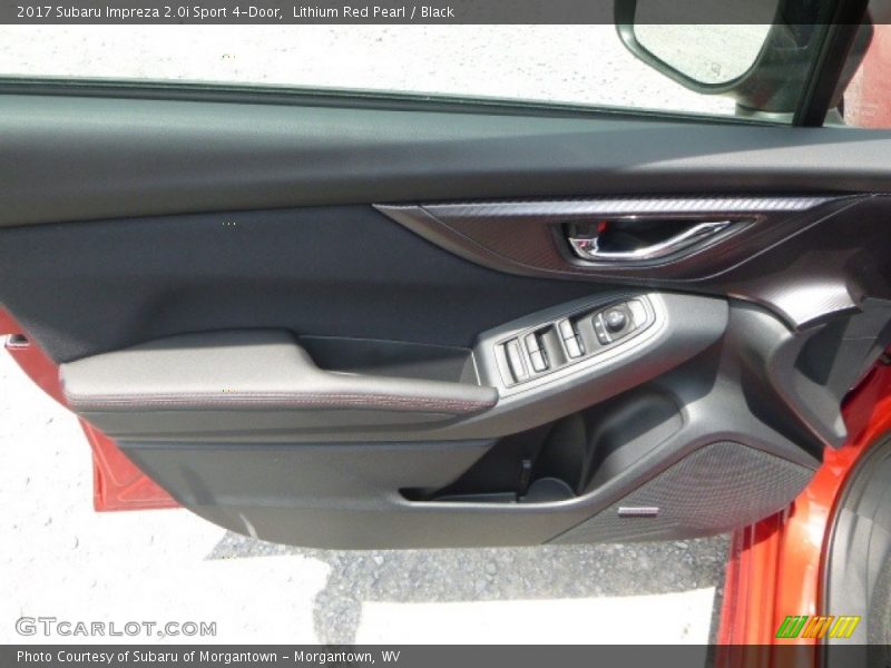 Lithium Red Pearl / Black 2017 Subaru Impreza 2.0i Sport 4-Door