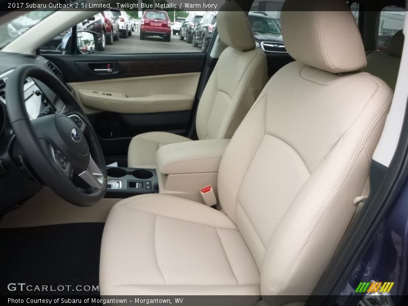 Twilight Blue Metallic / Warm Ivory 2017 Subaru Outback 2.5i Limited