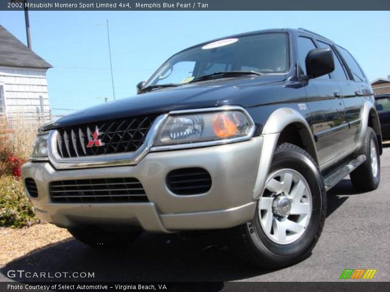 Memphis Blue Pearl / Tan 2002 Mitsubishi Montero Sport Limited 4x4