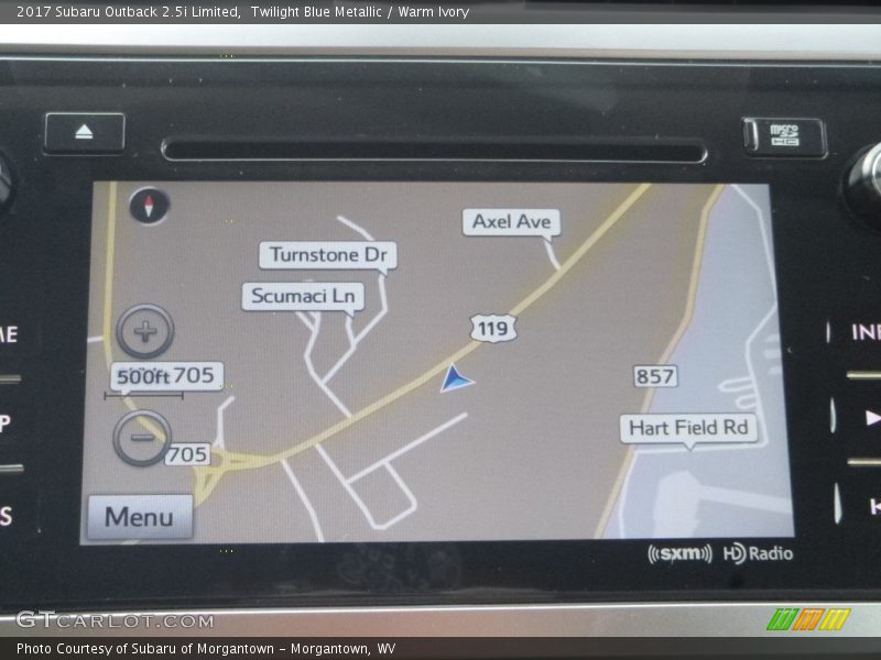 Twilight Blue Metallic / Warm Ivory 2017 Subaru Outback 2.5i Limited