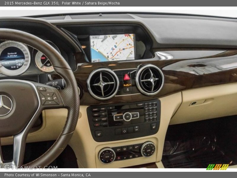 Polar White / Sahara Beige/Mocha 2015 Mercedes-Benz GLK 350