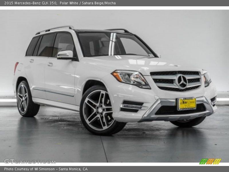 Polar White / Sahara Beige/Mocha 2015 Mercedes-Benz GLK 350