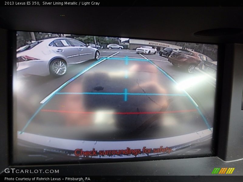 Silver Lining Metallic / Light Gray 2013 Lexus ES 350