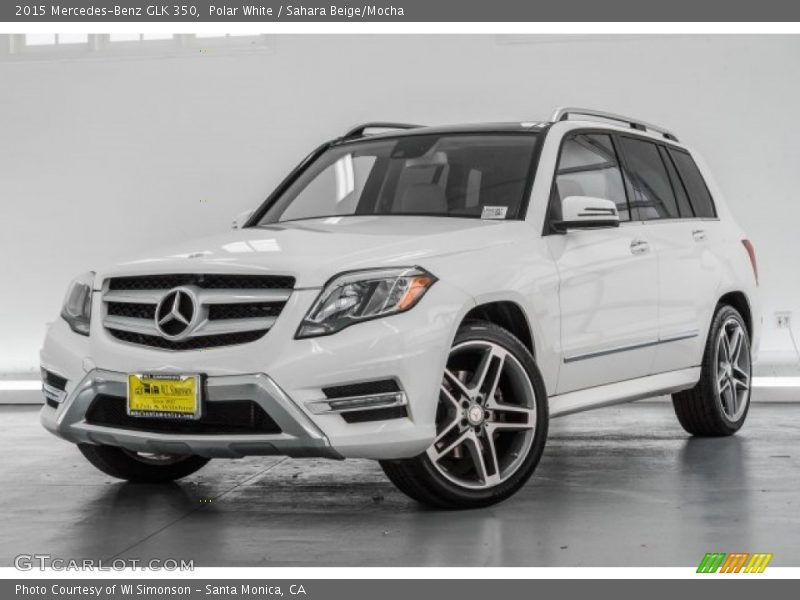 Polar White / Sahara Beige/Mocha 2015 Mercedes-Benz GLK 350