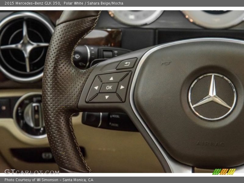 Polar White / Sahara Beige/Mocha 2015 Mercedes-Benz GLK 350