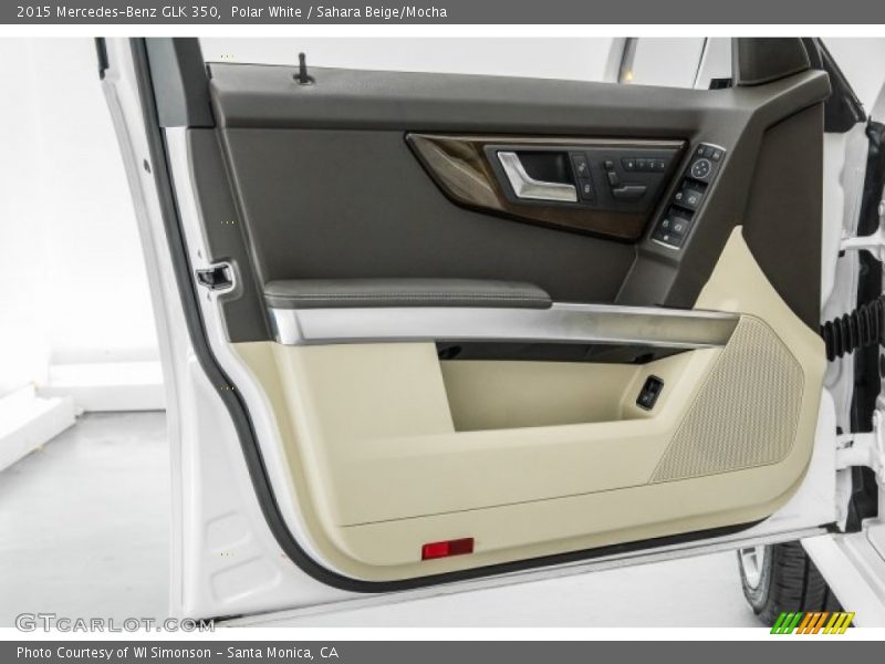 Polar White / Sahara Beige/Mocha 2015 Mercedes-Benz GLK 350