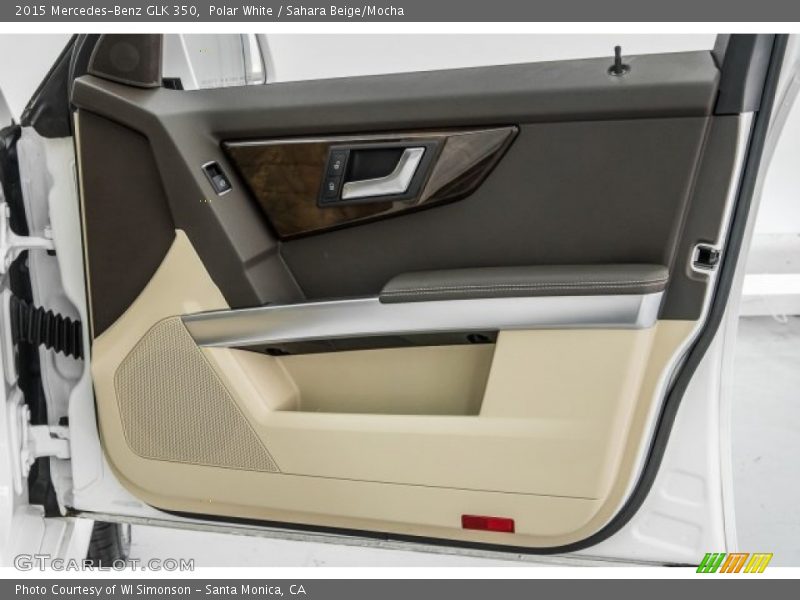 Polar White / Sahara Beige/Mocha 2015 Mercedes-Benz GLK 350