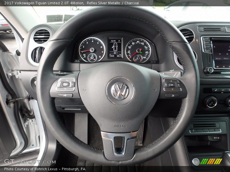 Reflex Silver Metallic / Charcoal 2017 Volkswagen Tiguan Limited 2.0T 4Motion