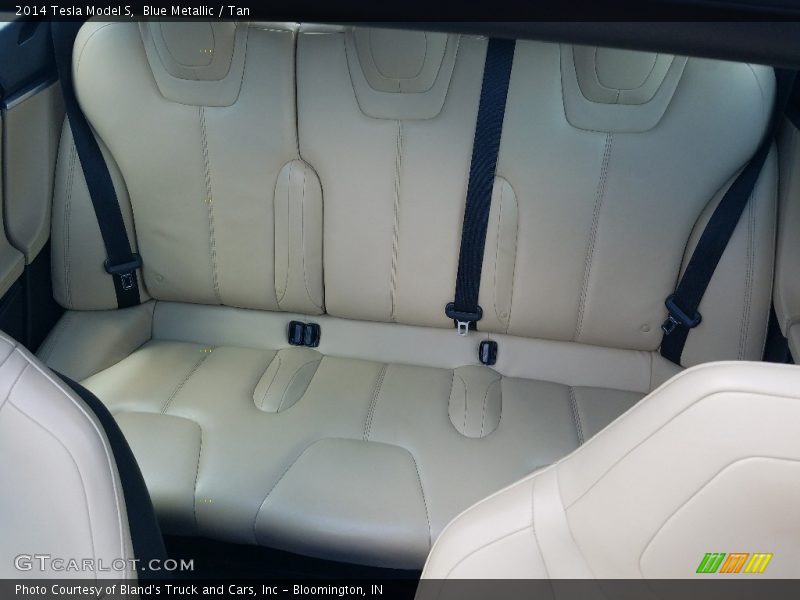 Rear Seat of 2014 Model S 