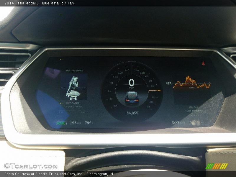 Dashboard of 2014 Model S 