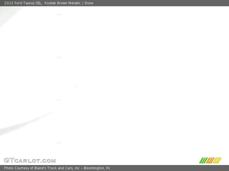 Kodiak Brown Metallic / Dune 2013 Ford Taurus SEL