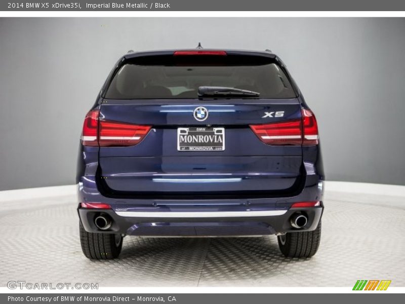 Imperial Blue Metallic / Black 2014 BMW X5 xDrive35i