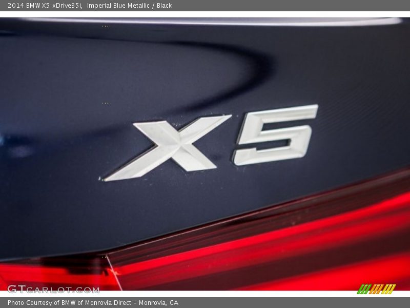Imperial Blue Metallic / Black 2014 BMW X5 xDrive35i