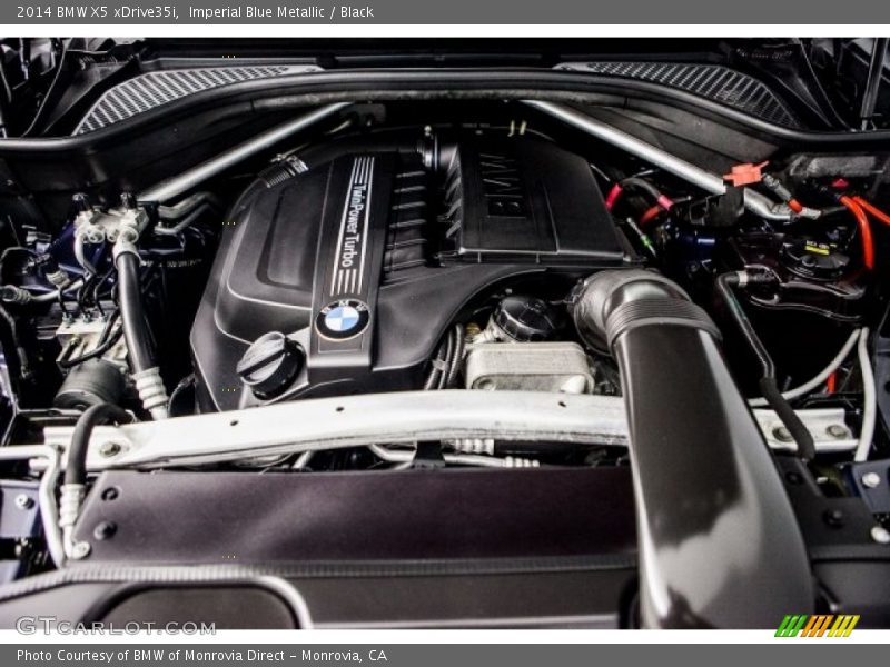 Imperial Blue Metallic / Black 2014 BMW X5 xDrive35i