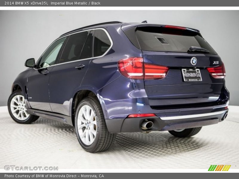 Imperial Blue Metallic / Black 2014 BMW X5 xDrive35i