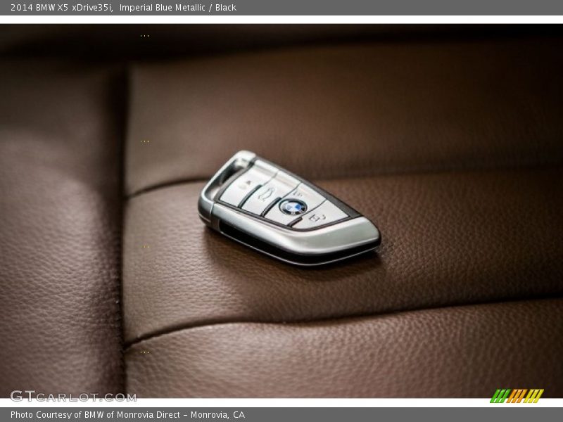 Imperial Blue Metallic / Black 2014 BMW X5 xDrive35i