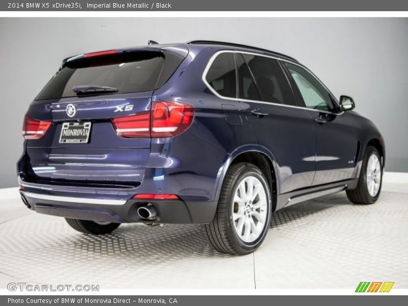 Imperial Blue Metallic / Black 2014 BMW X5 xDrive35i