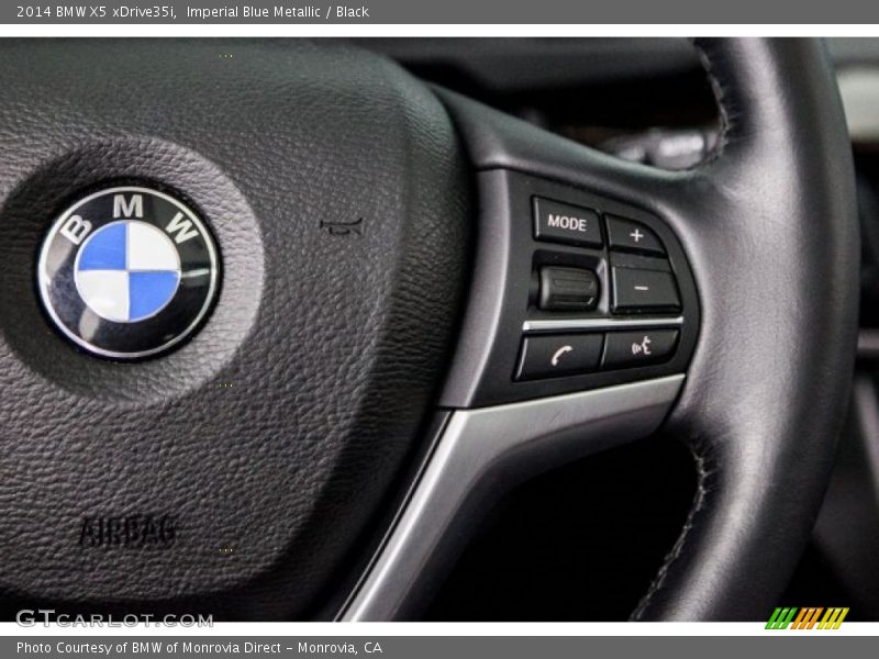Imperial Blue Metallic / Black 2014 BMW X5 xDrive35i