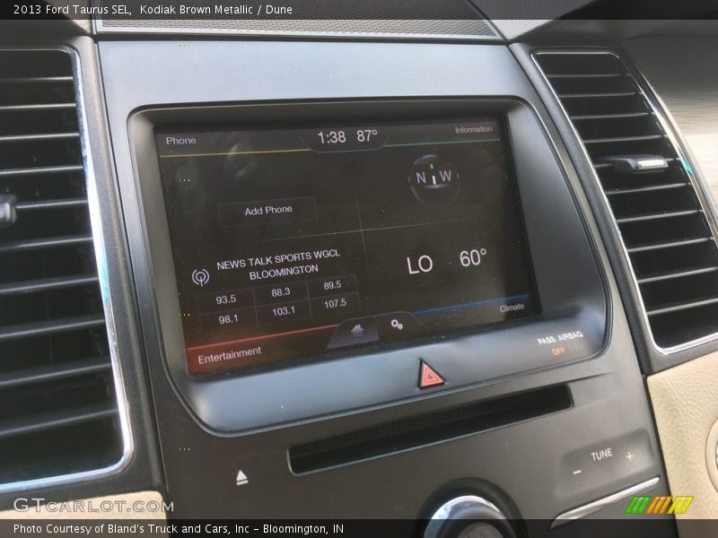 Kodiak Brown Metallic / Dune 2013 Ford Taurus SEL