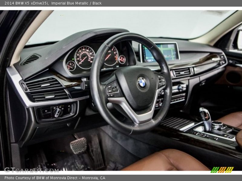 Imperial Blue Metallic / Black 2014 BMW X5 xDrive35i