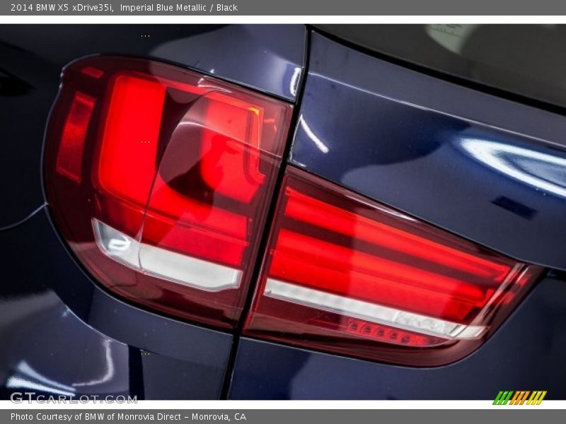 Imperial Blue Metallic / Black 2014 BMW X5 xDrive35i