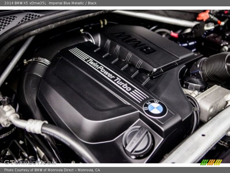 Imperial Blue Metallic / Black 2014 BMW X5 xDrive35i