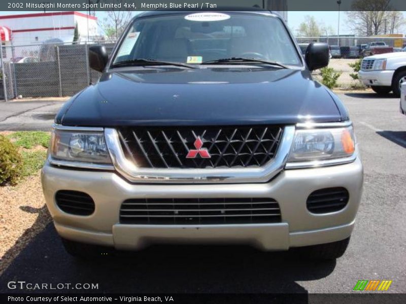 Memphis Blue Pearl / Tan 2002 Mitsubishi Montero Sport Limited 4x4