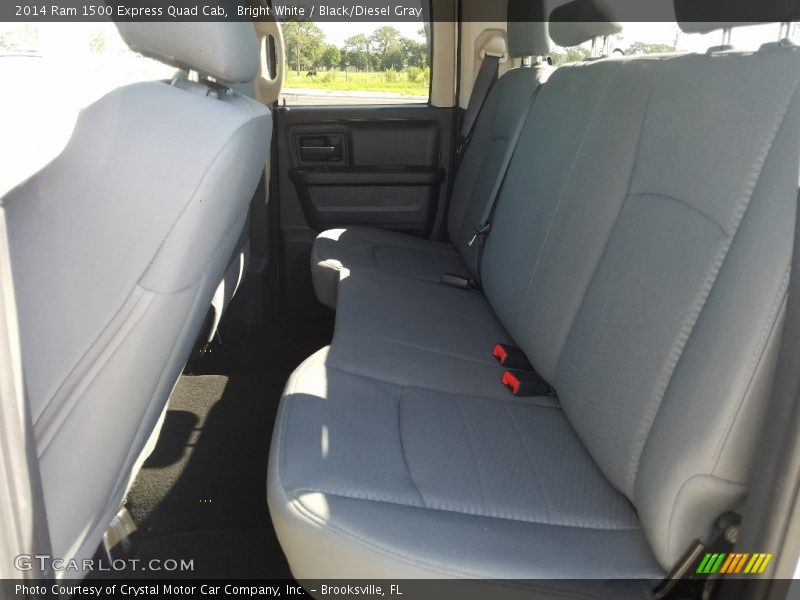 Bright White / Black/Diesel Gray 2014 Ram 1500 Express Quad Cab