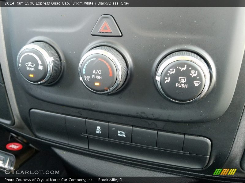 Bright White / Black/Diesel Gray 2014 Ram 1500 Express Quad Cab
