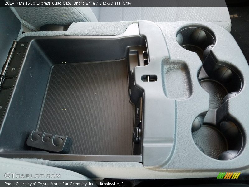 Bright White / Black/Diesel Gray 2014 Ram 1500 Express Quad Cab