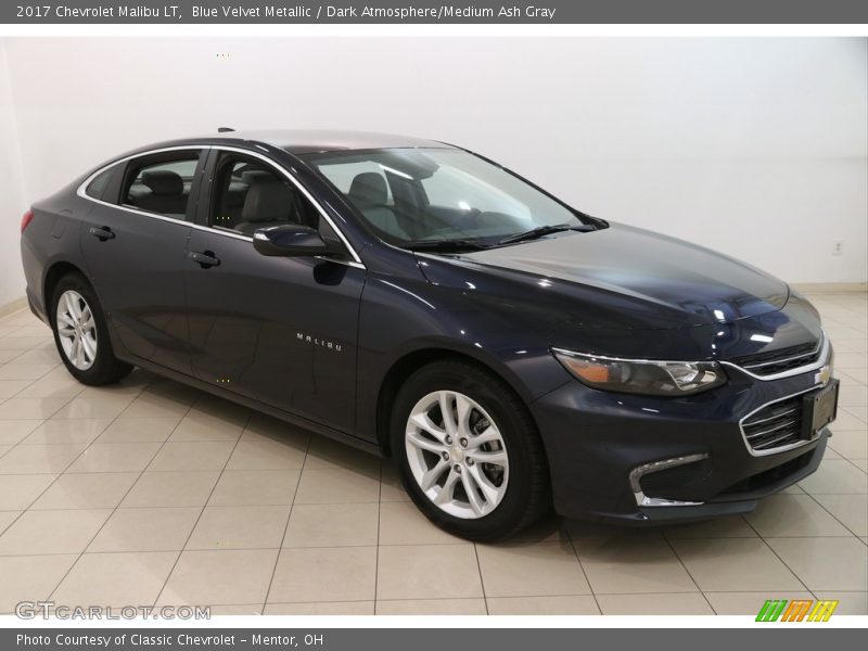 Blue Velvet Metallic / Dark Atmosphere/Medium Ash Gray 2017 Chevrolet Malibu LT