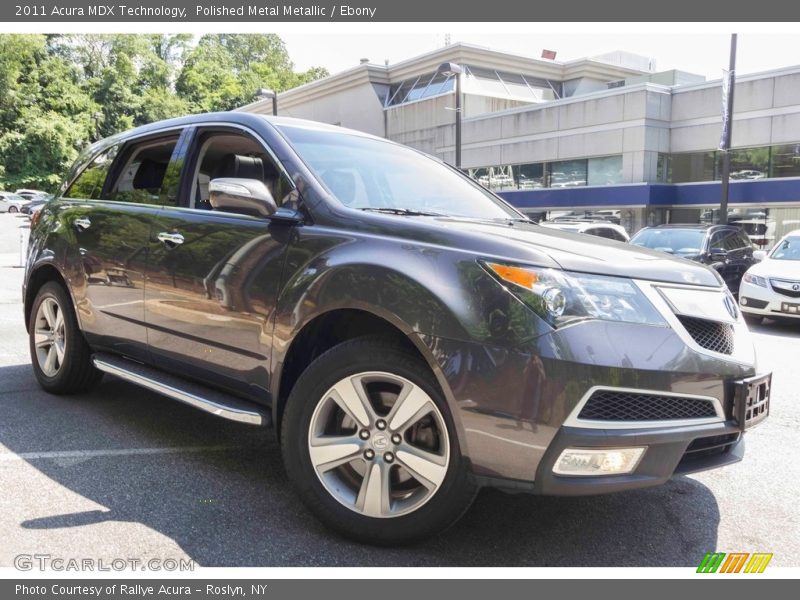 Polished Metal Metallic / Ebony 2011 Acura MDX Technology
