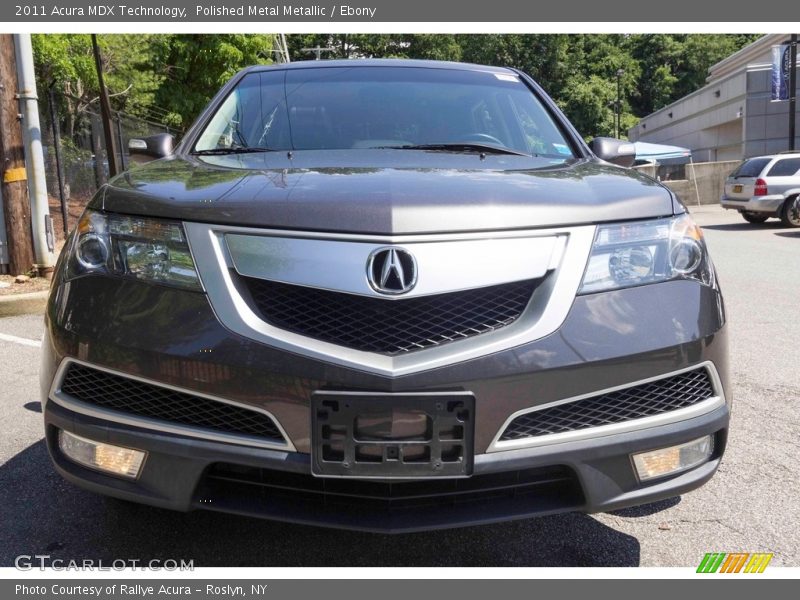 Polished Metal Metallic / Ebony 2011 Acura MDX Technology