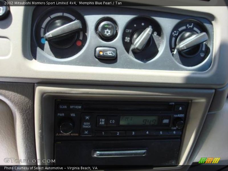 Memphis Blue Pearl / Tan 2002 Mitsubishi Montero Sport Limited 4x4