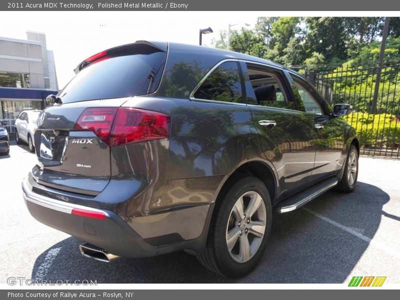 Polished Metal Metallic / Ebony 2011 Acura MDX Technology