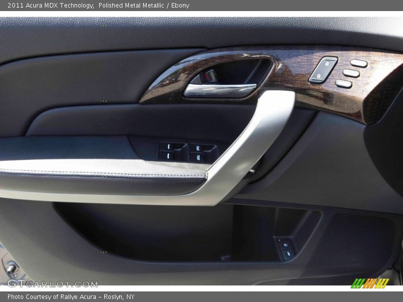 Polished Metal Metallic / Ebony 2011 Acura MDX Technology