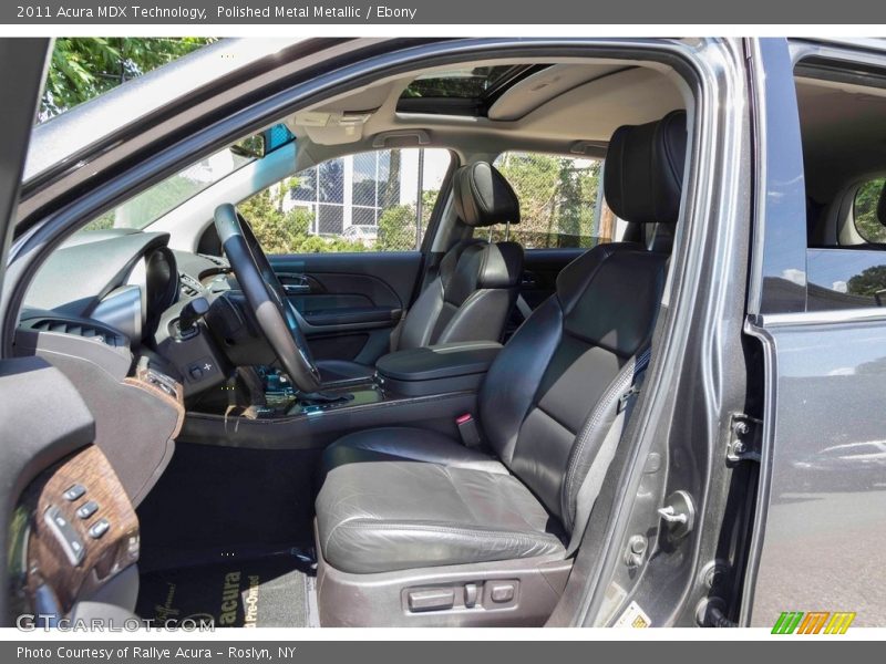 Polished Metal Metallic / Ebony 2011 Acura MDX Technology