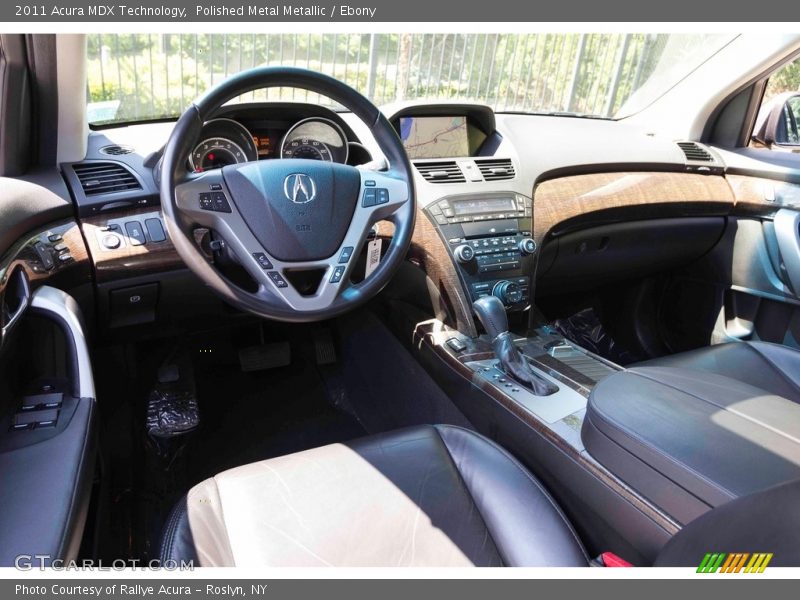 Polished Metal Metallic / Ebony 2011 Acura MDX Technology
