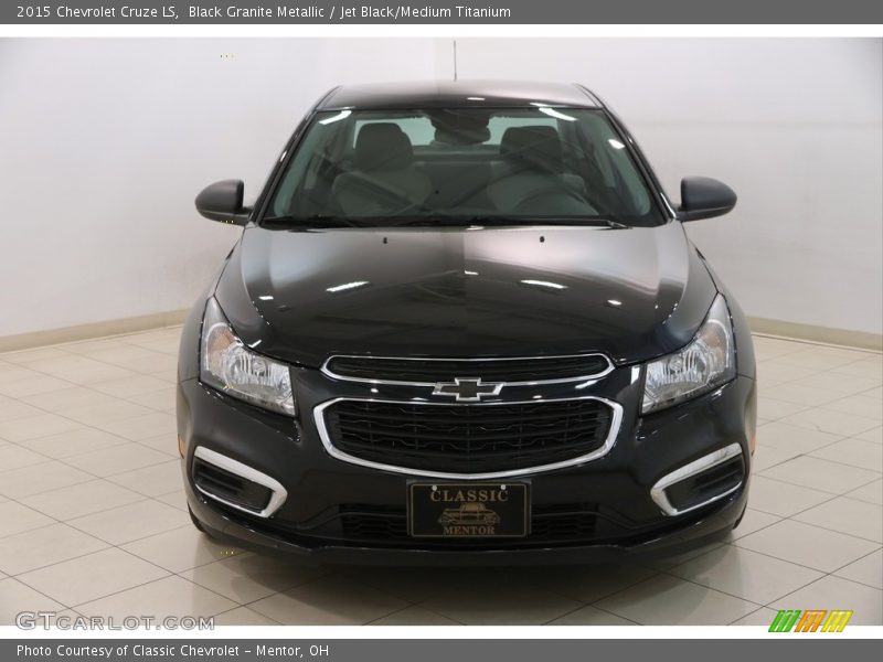 Black Granite Metallic / Jet Black/Medium Titanium 2015 Chevrolet Cruze LS