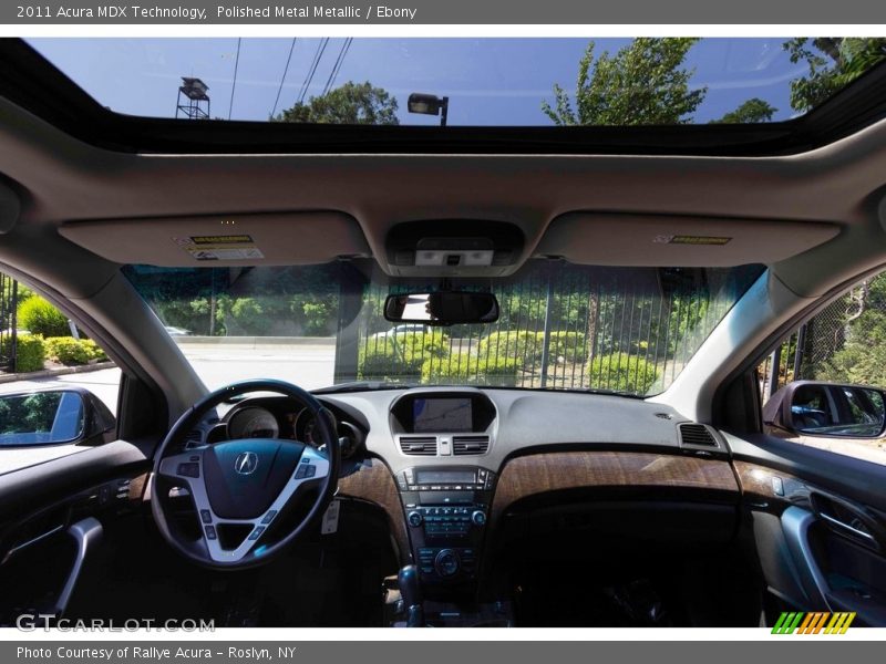 Polished Metal Metallic / Ebony 2011 Acura MDX Technology
