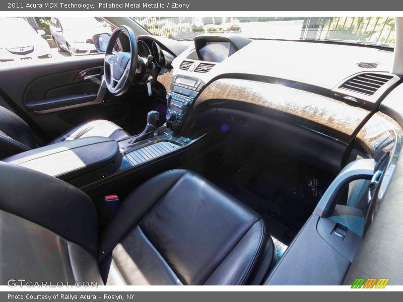 Polished Metal Metallic / Ebony 2011 Acura MDX Technology