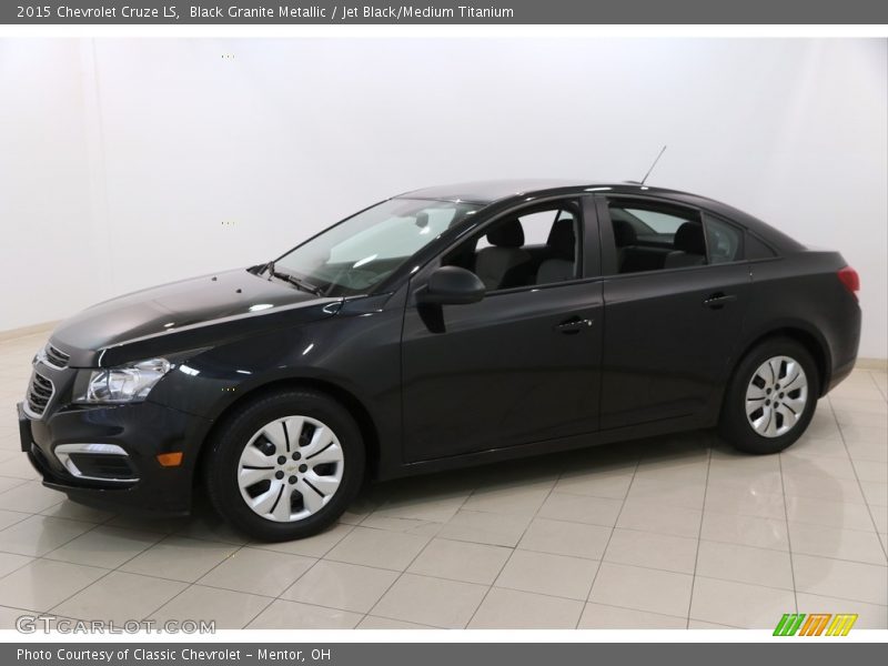 Black Granite Metallic / Jet Black/Medium Titanium 2015 Chevrolet Cruze LS