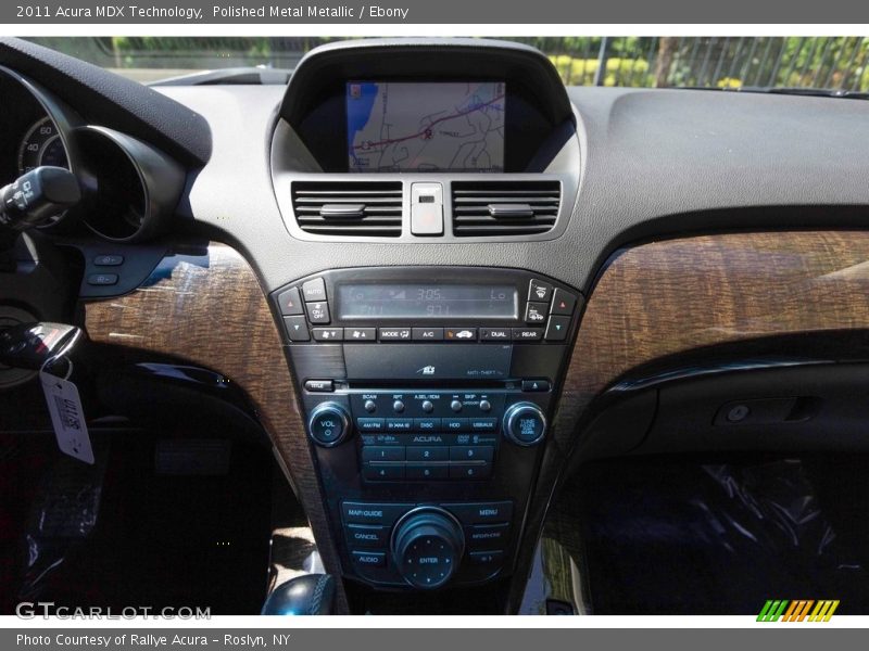 Polished Metal Metallic / Ebony 2011 Acura MDX Technology